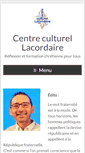 Mobile Screenshot of centrelacordaire.fr