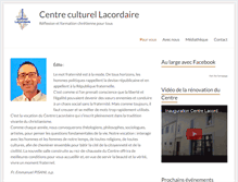 Tablet Screenshot of centrelacordaire.fr